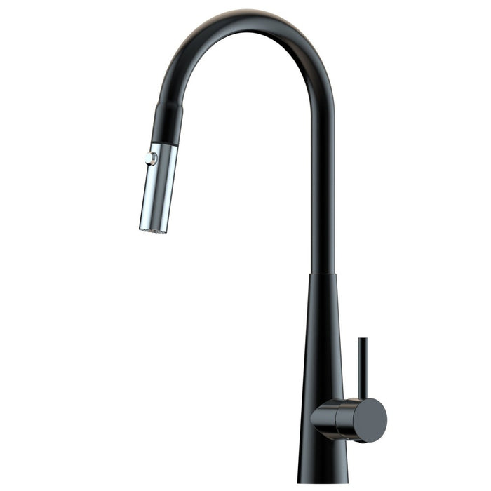 Suprema XPRESSFIT XCEL Conical Base Gooseneck Retractable Maxi Pull Out Kitchen Mixer