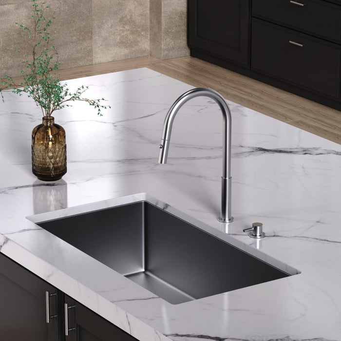 Suprema XPRESSFIT XOXO Slimline Pull Out Retractable Hob Kitchen Mixer