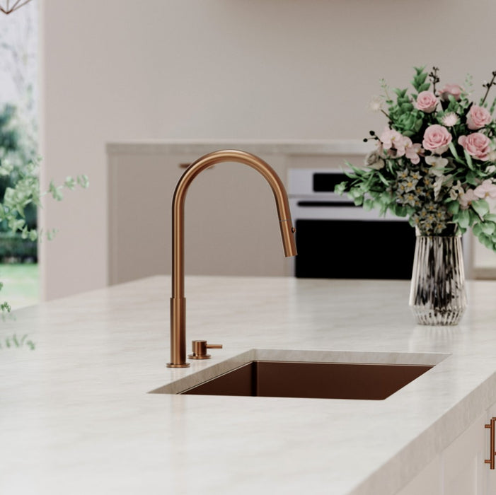 Suprema XPRESSFIT XOXO Slimline Pull Out Retractable Hob Kitchen Mixer