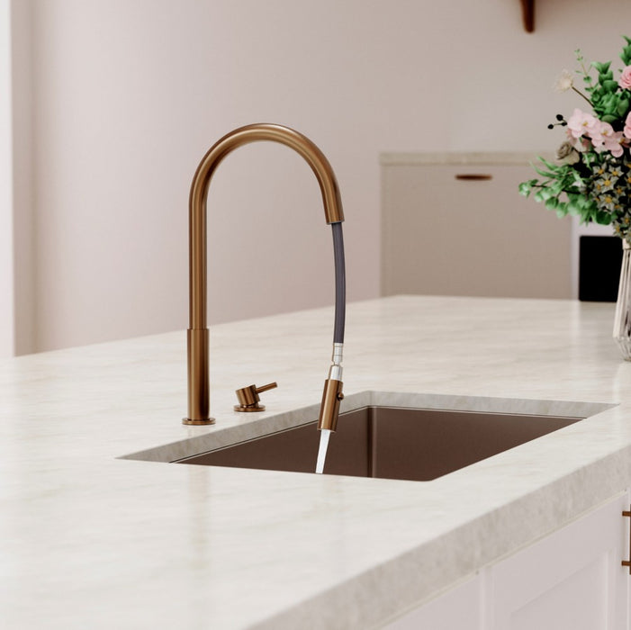 Suprema XPRESSFIT XOXO Slimline Pull Out Retractable Hob Kitchen Mixer