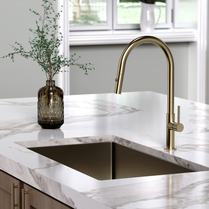 Suprema XPRESSFIT XOXO Slimline Gooseneck Retractable Maxi Pull Out Kitchen Mixer