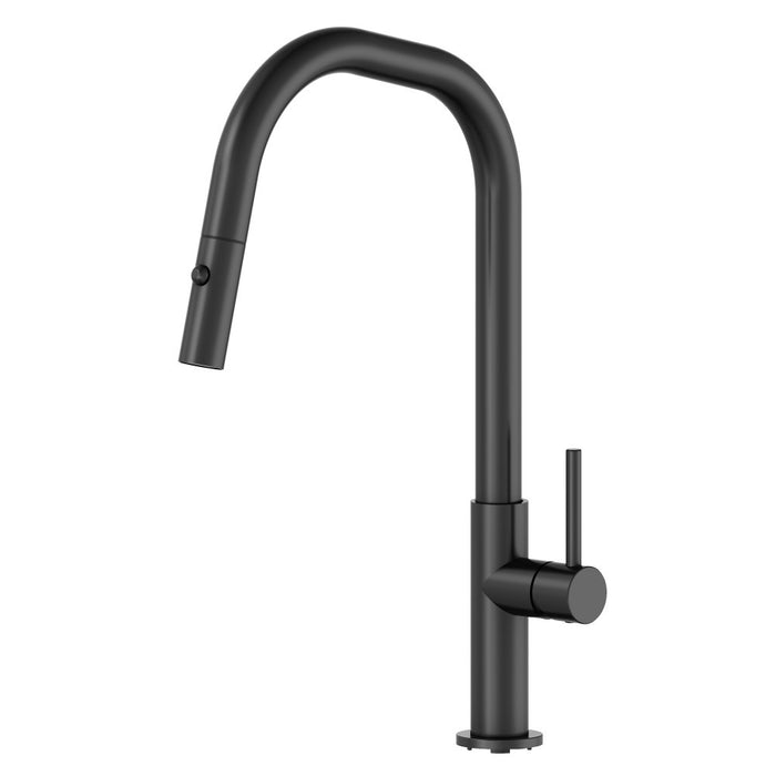 Suprema XPRESSFIT XAVIER Angular Gooseneck Pull Out Retractable Kitchen Mixer