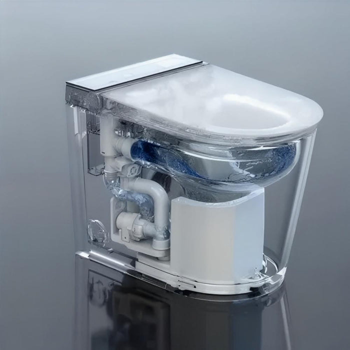 607*392*464mm Kohler Sapphire Tankless Wall Faced Smart Toilet Suite With Pre-Mist