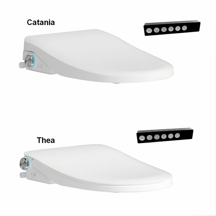 655*375*870mm Lafeme Thea/Catania Vega Rimless Tornado Back To Wall Smart Toilet Suite With Extra Height