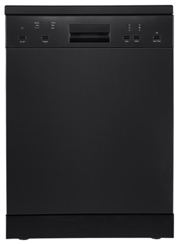 600mm Dilusso Stainless Steel /Black Electronic Freestanding 12 Place Settings Dishwasher