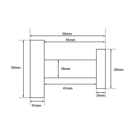 Pentro Matte Black Round Robe Hook - HD reno