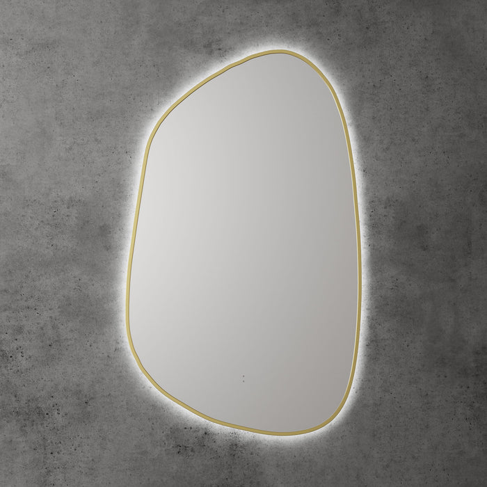 550*900mm Aulic Tarcoola Irregular Touch-Free Sensor LED Bathroom Mirror