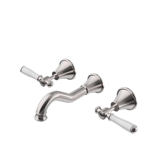 Clasico Brass Bath Set Ceramic Handle Brushed Gold/Brushed Nickel/Chrome/Matt Black - HD reno