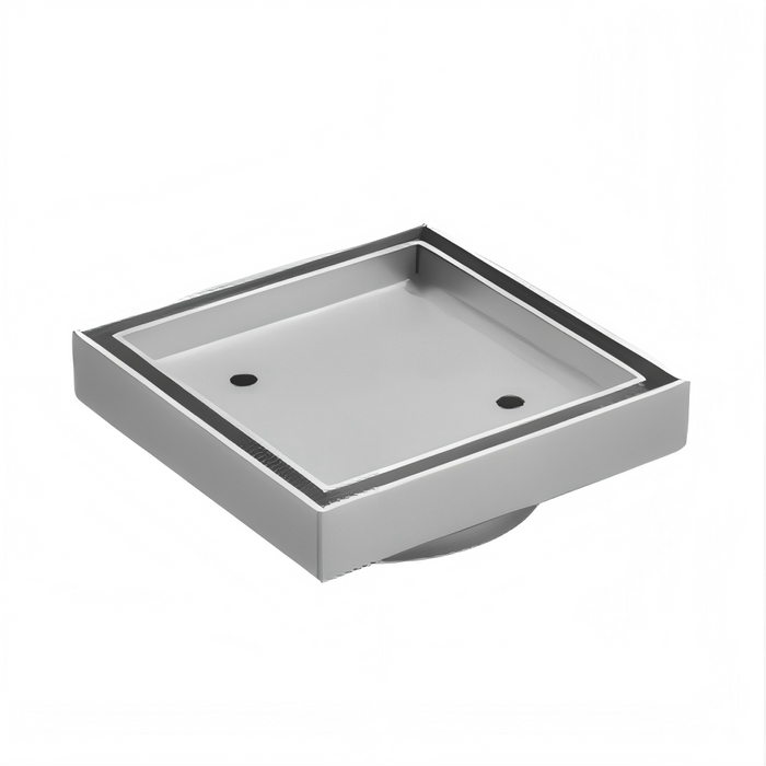 115*115mm Somer D444 Slim Square Tile Insert Floor Drain (90mm outlet)