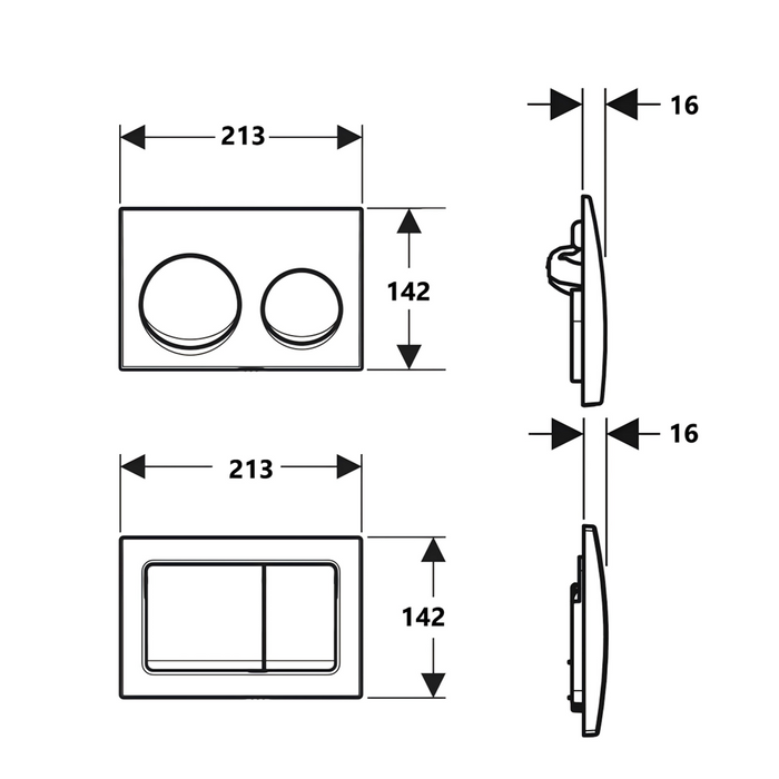 570*360*410mm Mercio Norton99 Gloss White Mercio Quiet Wall-Faced Floor Toilet & Geberit Alpha Cistern & Button