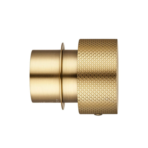 Aquaperla Progressive Brushed Gold Solid Brass Round Wall Mixer with In-Wall Body Handle - HD reno