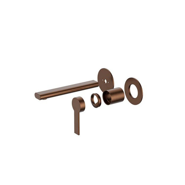 BK Iris Brass Round Wall Mixer With Spout