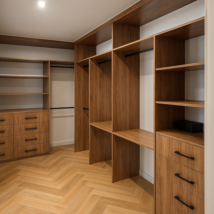 Warm Natural Timber Wardrobe