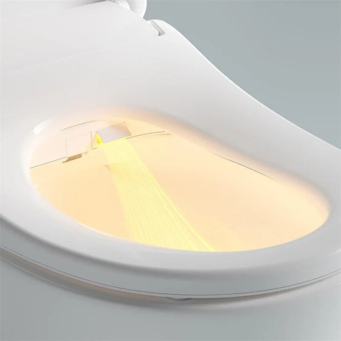 680*390*840mm Lafeme Catania Standard-Luna Rimless Back To Wall Smart Toilet Suite With Heated Seat