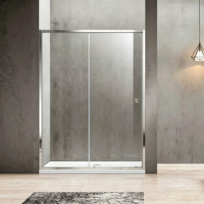 920-1750mm Covey Semi-Frameless Wall To Wall Sliding Door 6mm Thickness Shower Screens - 1900mm Height