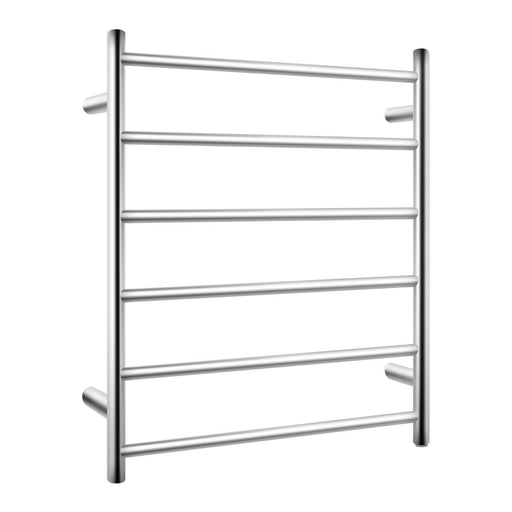 6 Bars Round Chrome Stainless Steel Electric Heated Towel Rack - HD reno