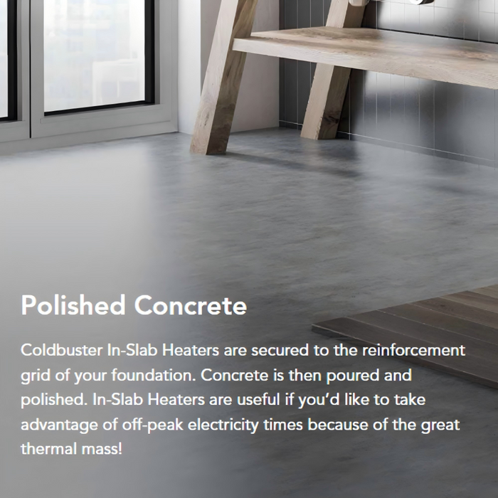 Coldbuster Underfloor Heating | Electric Floor Heating Australia | Warm Floors for Every Space