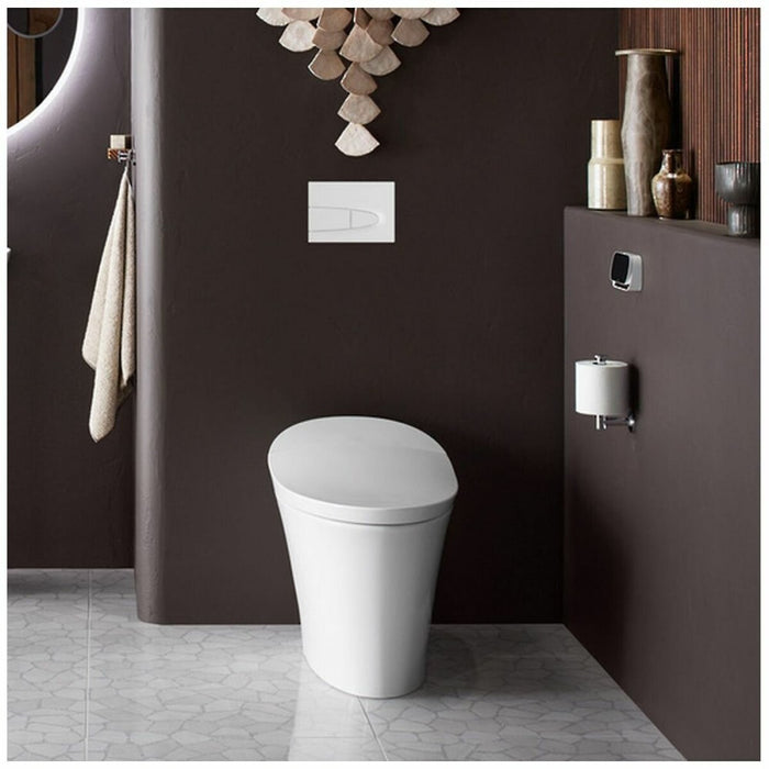 675*438*533mm Kohler Veil One-touch Remote Control Nightlight Wall Faced Smart Bidet Toilet
