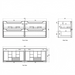 600-1500*460*550mm OTTI Byron Natural Oak High Moisture Resistant Plywood Bathroom Wall Hung Vanity