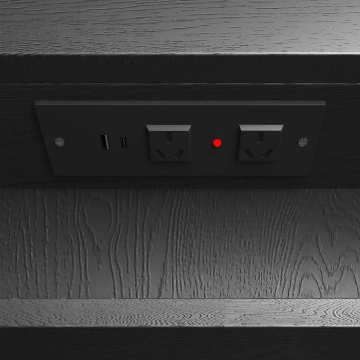 900*450mm OTT Noosa Natural Oak/Black Oak/Matte White Oval Shape Wall Mounted LED Shaving Cabinet