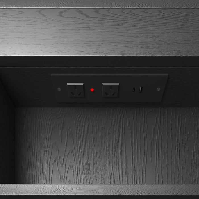 1200*750mm OTT Bondi Natural Oak/Black Oak/Matte White Oval Wall Mounted LED Shaving Cabinet