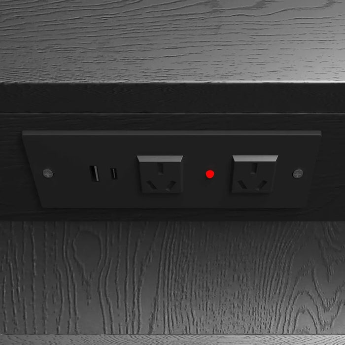 1800*900mm OTT Bondi Natural Oak/Black Oak/Matte White Oval Wall Mounted LED Shaving Cabinet