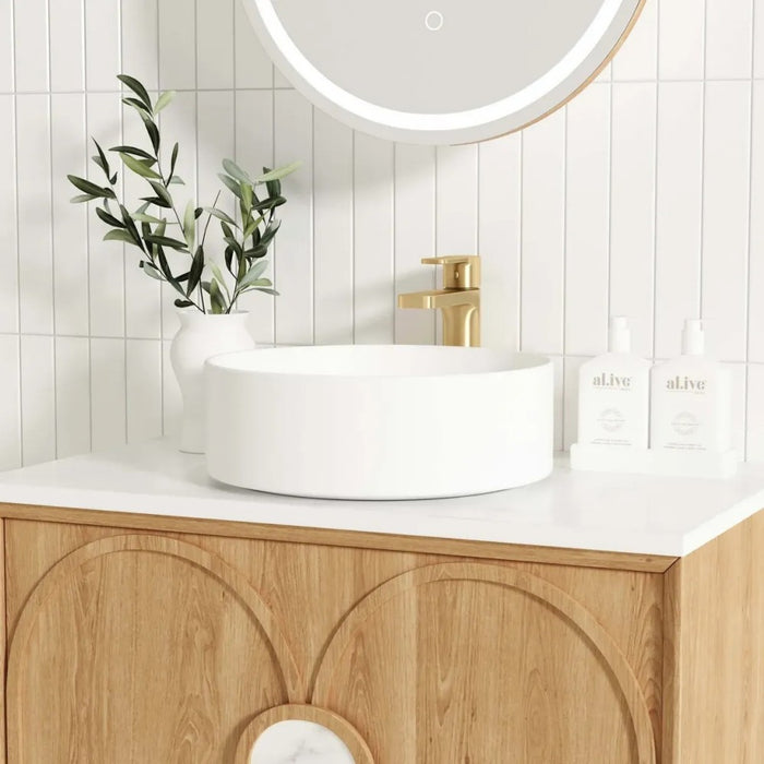 600-1800*460*550mm OTTI Laguna Mark Il Natural Woodland Oak High Moisture Resistant Plywood Wall Hung Vanity