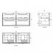 600-1500*460*550mm OTTI Byron Natural Oak High Moisture Resistant Plywood Bathroom Wall Hung Vanity