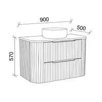 TIMBERLINE SOCOA CUSTOM WALL HUNG VANITY (ALL SIZING)
