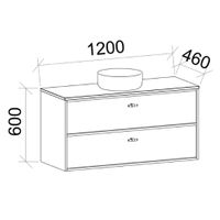 TIMBERLINE TARO CUSTOM WALL HUNG VANITY (ALL SIZING)