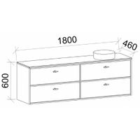 TIMBERLINE TARO CUSTOM WALL HUNG VANITY (ALL SIZING)