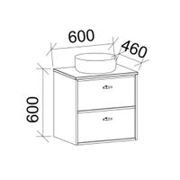 TIMBERLINE TARO CUSTOM WALL HUNG VANITY (ALL SIZING)