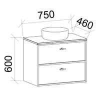 TIMBERLINE TARO CUSTOM WALL HUNG VANITY (ALL SIZING)