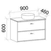 TIMBERLINE TARO CUSTOM WALL HUNG VANITY (ALL SIZING)