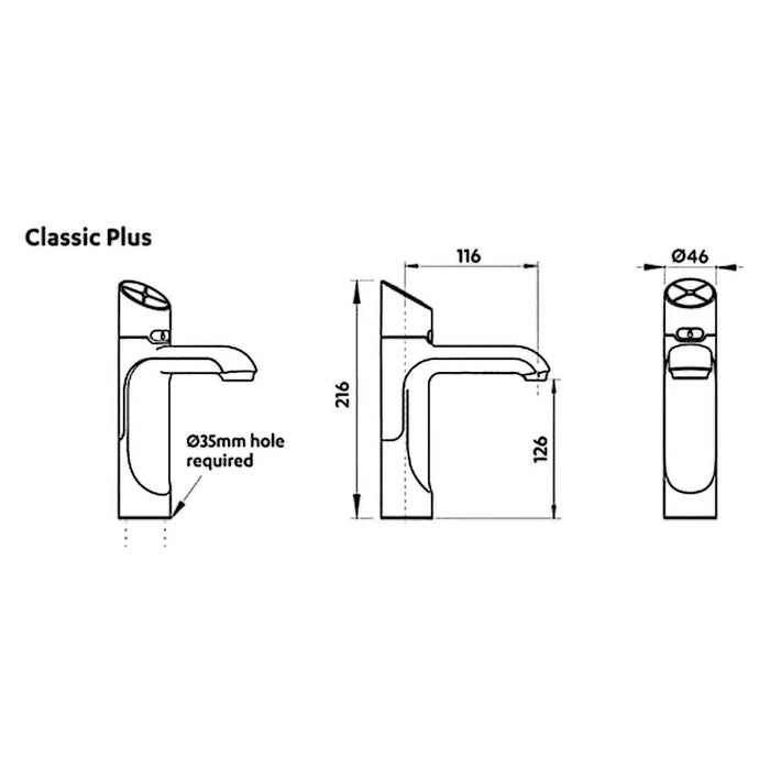 Zip HydroTap G5 BC Classic Plus Intelligent Boiling, Chilled & Filtered Water System Water Tap