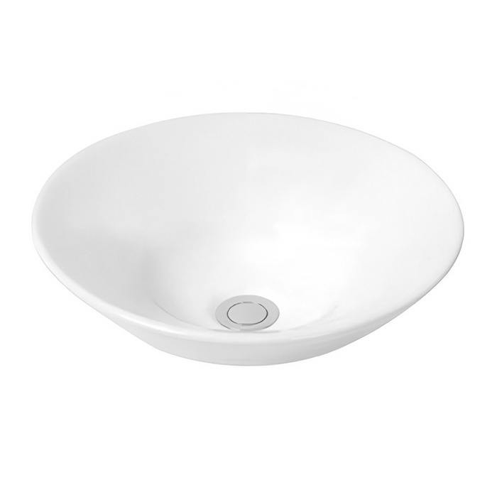 410*410*110mm Ceramic Round Semi Insert Basin