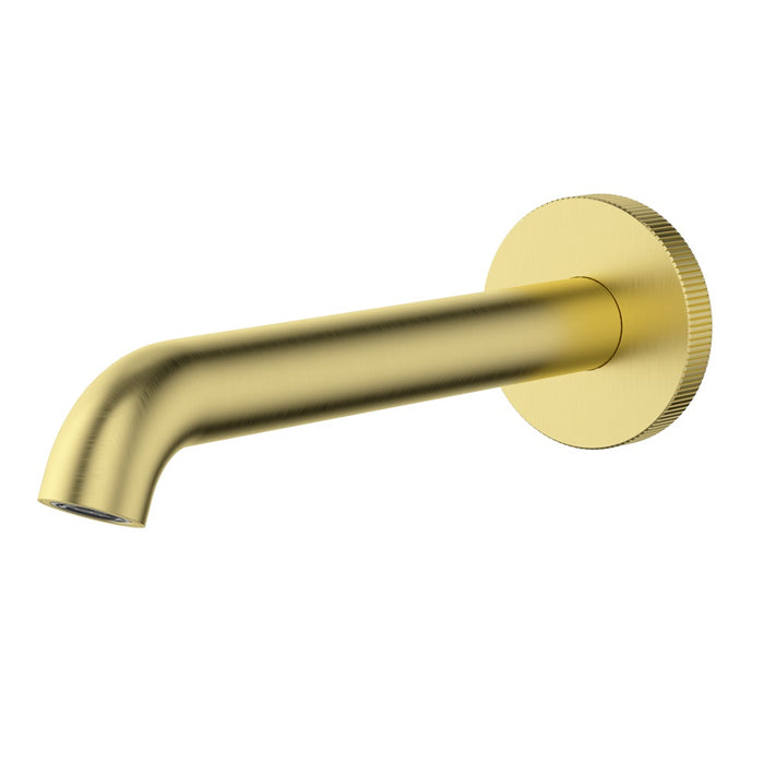 180mm Ikon Linie Brushed Nickel/Matt Black/Gunmetal Grey/Brushed Gold Solid Brass Round Spout - HD reno