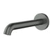 180mm Ikon Linie Brushed Nickel/Matt Black/Gunmetal Grey/Brushed Gold Solid Brass Round Spout - HD reno