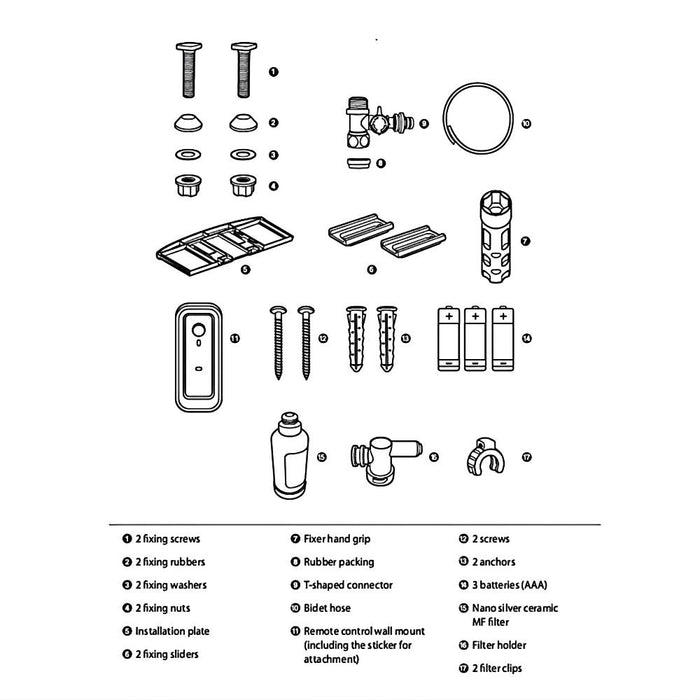 The Bidet Shop ACoway BA13B Luxury Retrofit Coway Bidet Smart Toilet Seat Cover