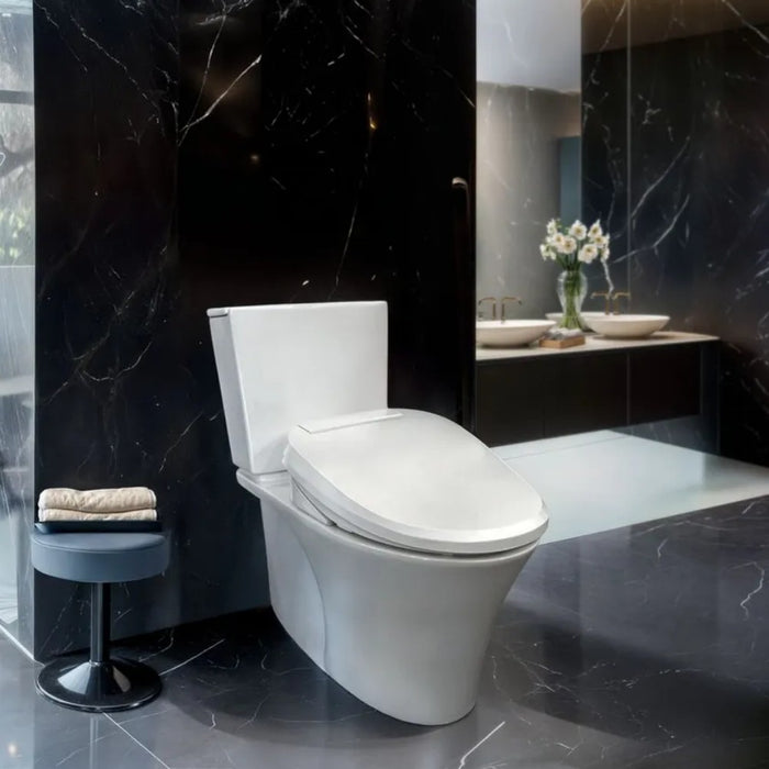680*380*752mm Kohler Veil Ceramic Gloss White Rimless With Electronic Bidet Seat Smart Toilet