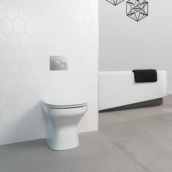 560*360*422mm Kohler Modern Life  Gloss White Rimless With Elite Seat/Slim Seat Wall Faced Toilet