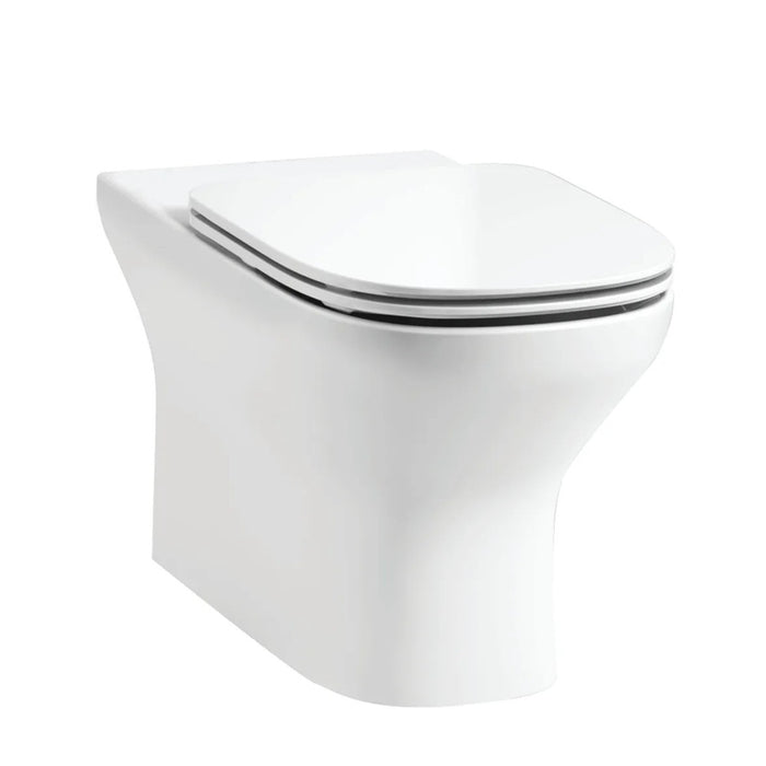 560*360*422mm Kohler Modern Life  Gloss White Rimless With Elite Seat/Slim Seat Wall Faced Toilet