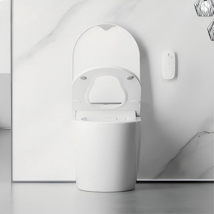 590*400*490mm Lafeme Crawford Rimless Wall Faced Minimalist Smart Toilet Suite