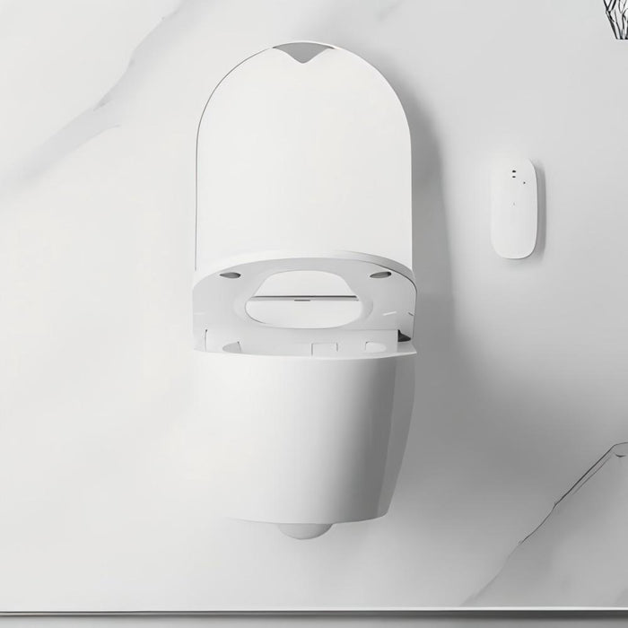 590*400*425mm Lafeme Sesto Rimless Wall Hung Minimalist Smart Toilet Suite With Advanced Self-Cleaning