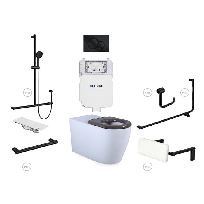 Disable Plus Package 90° Without Basin & Mixer Premium Finish Upgrade - Left Hand