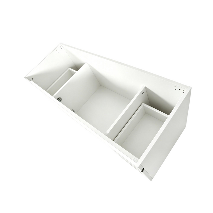 600-1500*455*445mm OTTI Hampton Matt White Bathroom Wall Hung Vanity