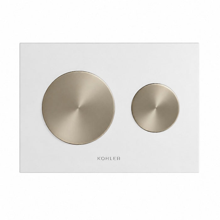 Kohler Skim 225mm Metal & Glass Flush Plate for Pneumatic Cisterns Only