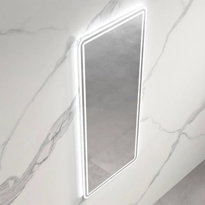 600*1400*30mm Infinity OASIS Frameless Rectangle Frosted Edge Sensor Control LED Mirror