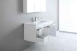 900-1800*460mm Bathroom Vanity Standard PVC Gloss White Wall Hung Vanity