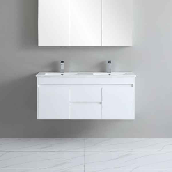 900-1800*460mm Bathroom Vanity Standard PVC Gloss White Wall Hung Vanity